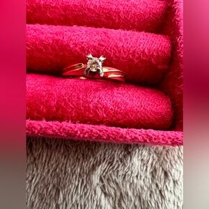 Diamond Solitaire Ring 💍 .10CTS